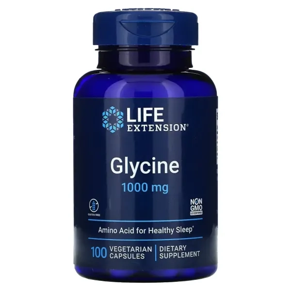 %Life Extension Гліцин 1000 мг капсули №100