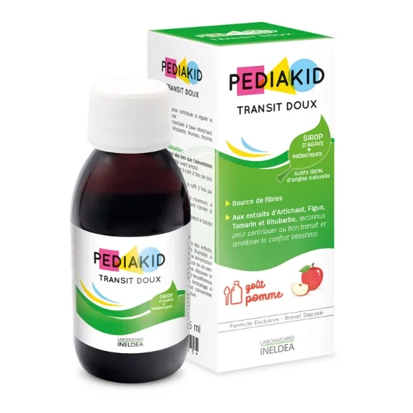 %Педиакид PEDIAKID Transit Doux сироп против запоров и для улучшение моторики кишечника флакон 125 мл