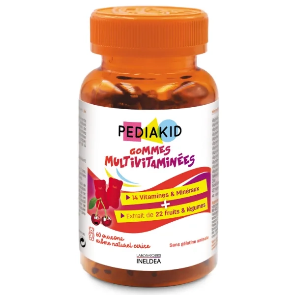 %ПЕДИАКИД PEDIAKID MULTIVITAMINEES ВЕДМЕЖУЙКИ МУЛЬТИВИТАМИНИ ЖЕВ.ПАСТ. №60 2283