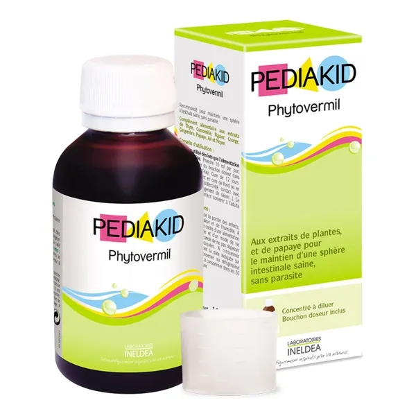 %Педіакід PEDIAKID Phytovermil Фітоверміл сироп проти паразитів для дітей 125 мл
