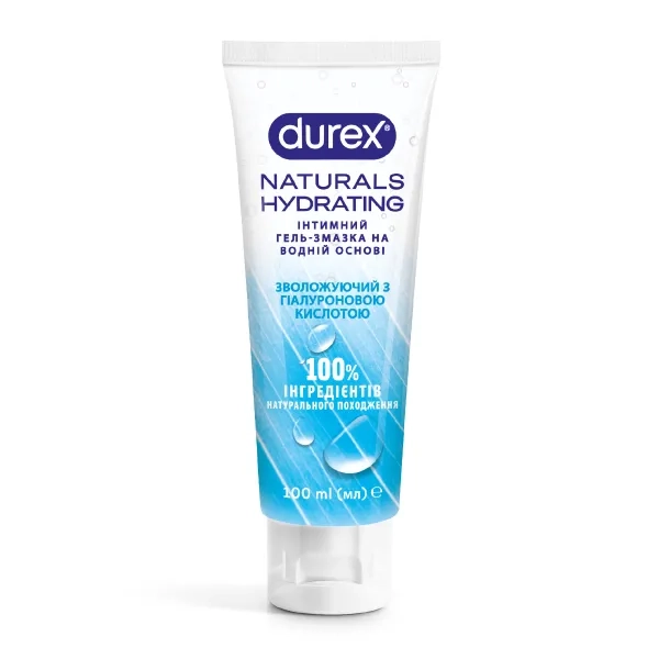 %Інтимний гель-лубрикант Durex Naturals Hydrating Зволожуючий 100 мл