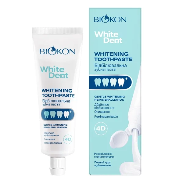 %БИОКОН 221004 WHITE DENT ОТБЕЛИВ. ЗУБНА ПАСТА 75Г 5027