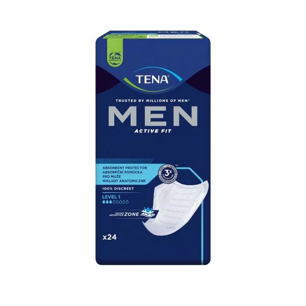%Прокладки урологические Tena for Men Level 1 №24