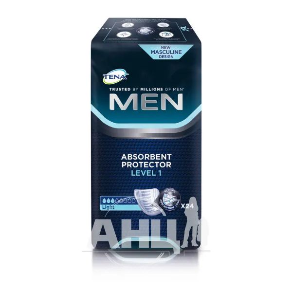 %Прокладки урологічні Tena for Men Level 1 №24