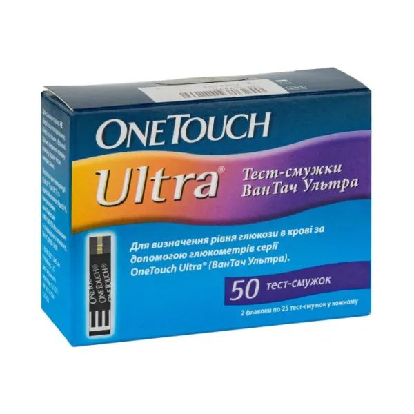 %Тест-полоски One Touch Ultra №50