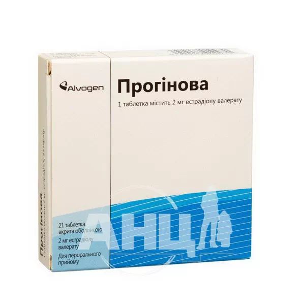 %Прогінова таблетки вкриті оболонкою 2 мг №21