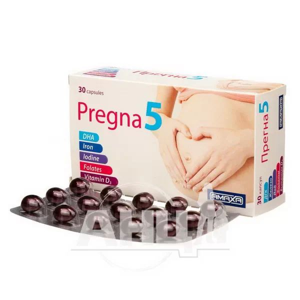 Прегна-5 капсули №30