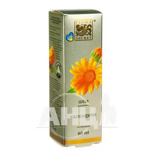%Масло Flora Secret календулы натуральное растительное 60 мл