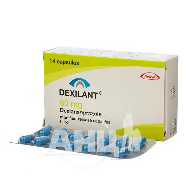 Дексілант капсули тверді з модифікованим вивільненням 60 мг флакон №14