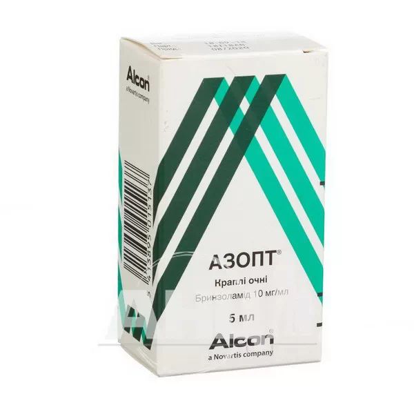 %Азопт краплі очні 10 мг/мл флакон-крапельниця дроп-тейнер 5 мл
