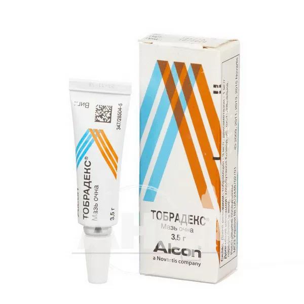 Тобрадекс мазь глазная туба 3,5 г