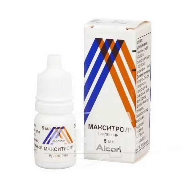 Макситрол краплі очні флакон-крапельниця дроп-тейнер 5 мл