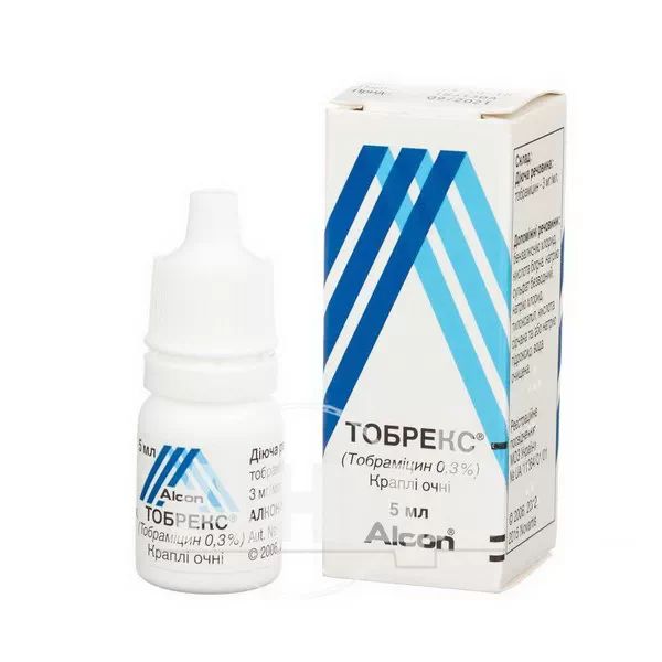 Тобрекс краплі очні 0,3 % флакон 5 мл