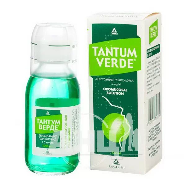 Тантум Верде розчин для ротової порожнини 150мг/100мл 120 мл