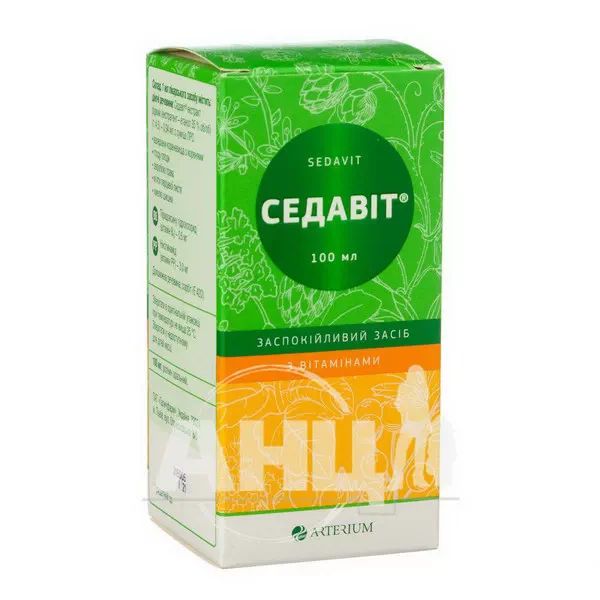 %Седавіт розчин оральний флакон скляний 100 мл