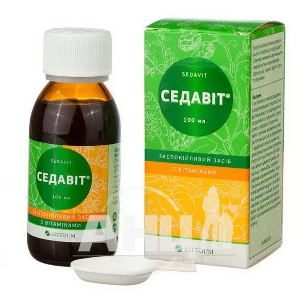 Седавит раствор оральный флакон стеклянный 100 мл