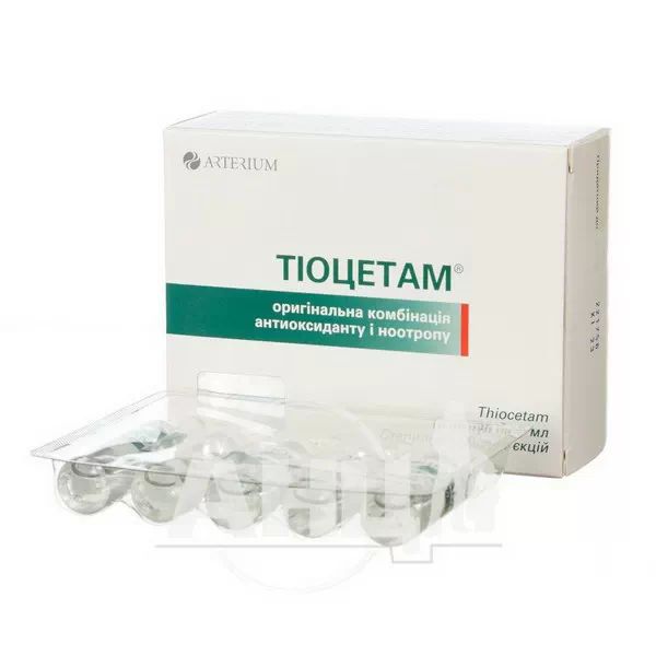 Тіоцетам розчин для ін'єкцій ампула 5 мл №10