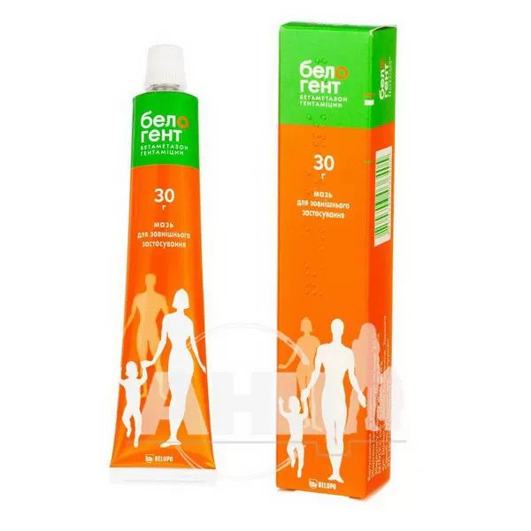 Белогент мазь для зовнішнього застосування туба 30 г