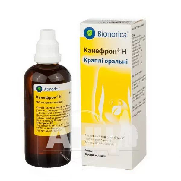 Канефрон Н краплі оральні флакон 100 мл