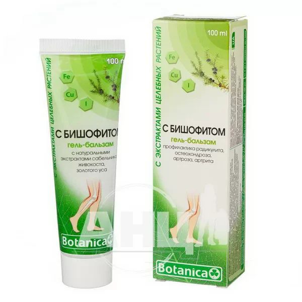 Гель-бальзам косметичний з бішофітом 100 мл