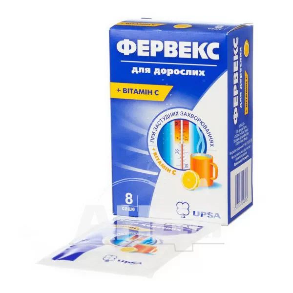 Фервекс для взрослых порошок для орального раствора саше №8