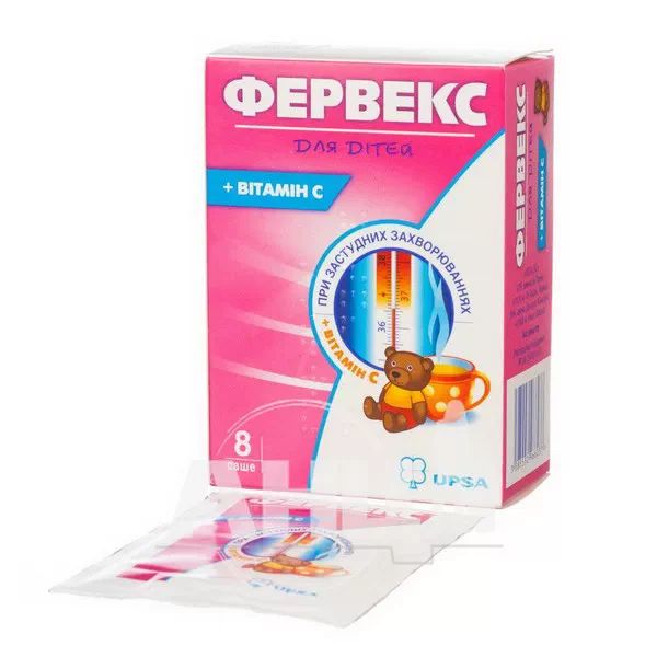 Фервекс для детей порошок для орального раствора саше №8