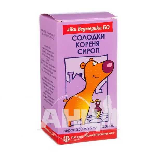 %Солодки кореня сироп флакон 200 мл