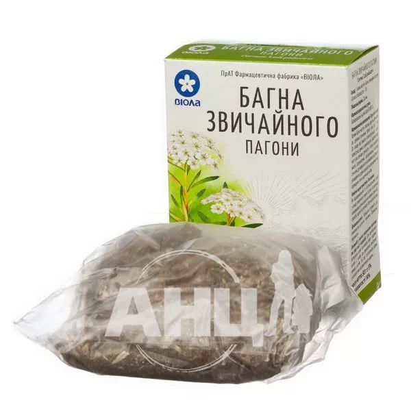 Багна звичайного пагони пагони 50 г пачка з внутрішним пакетом