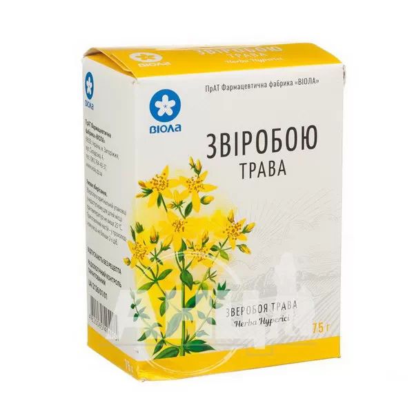 Звіробою трава пачка з внутрішним пакетом 75 г