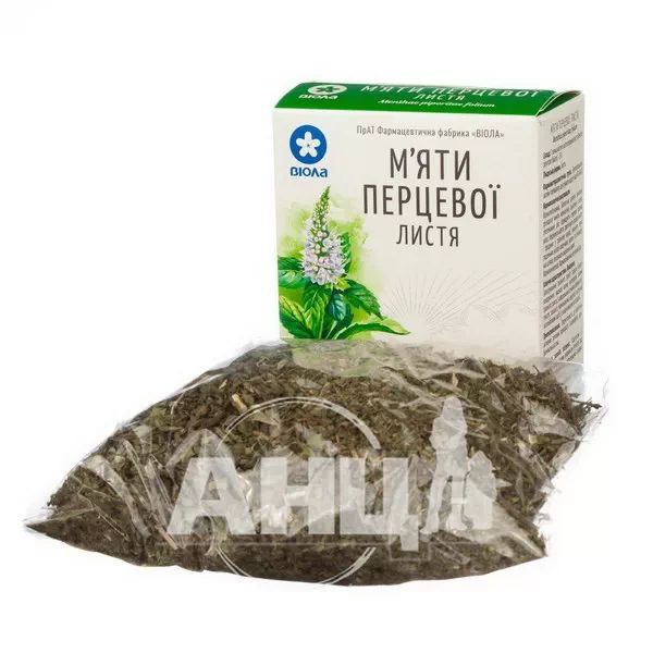 М'яти перцевої листя пачка з внутрішним пакетом 50 г