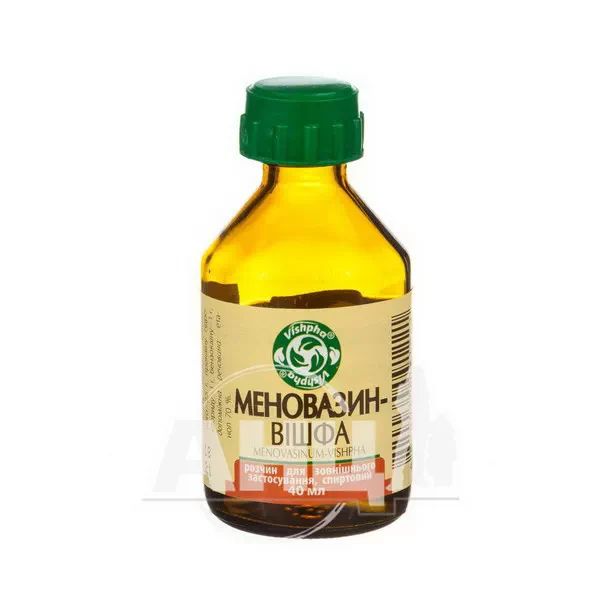 Меновазин розчин нашкірний флакон 40 мл