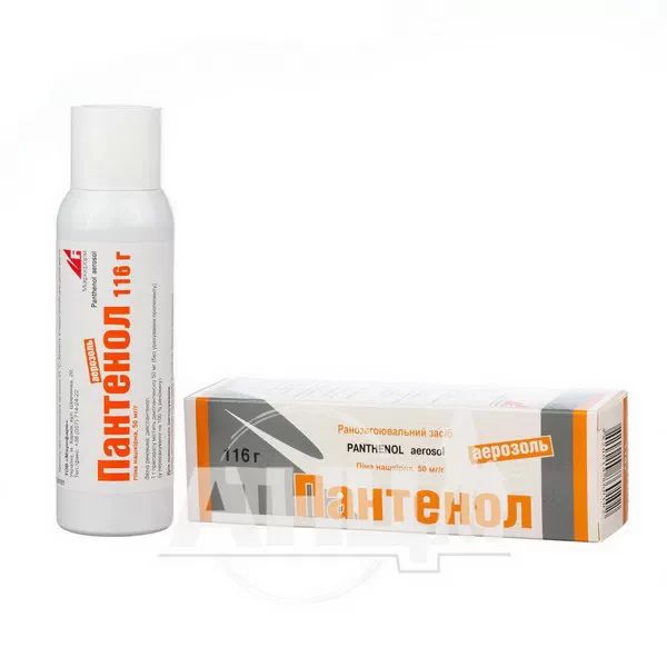 Пантенол аэрозоль пена накожная контейнер 116 г