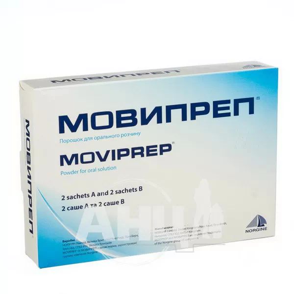 %Мовипреп порошок для орального раствора саше А + саше В №2