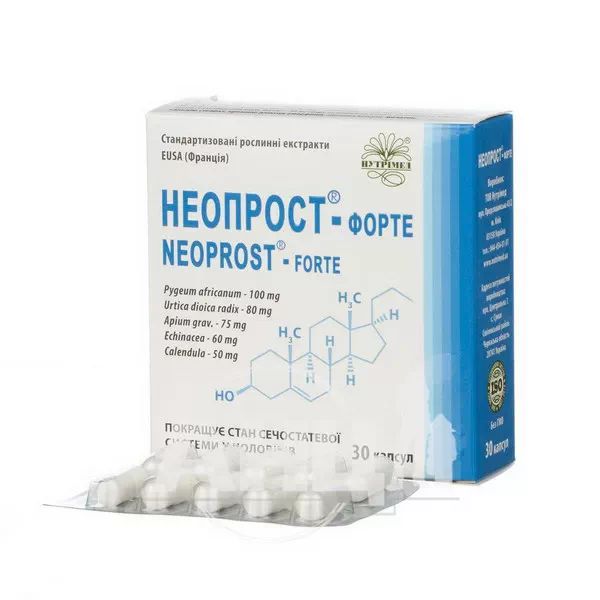Неопрост форте капсули 400 мг N30