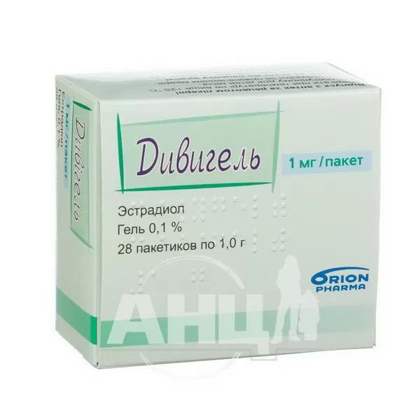 Дивігель гель 0,1 % пакетик 1 г №28