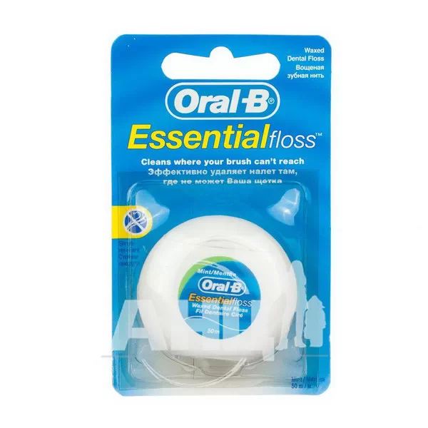 %Зубна нитка Oral-B Essential м'ятна 50 м