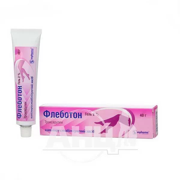 Флеботон гель 2 % туба 40 г