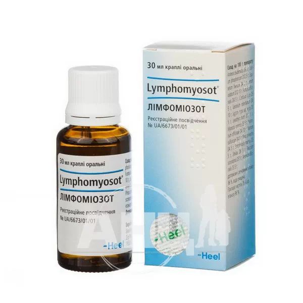 Лимфомиозот капли оральные флакон-капельница 30 мл
