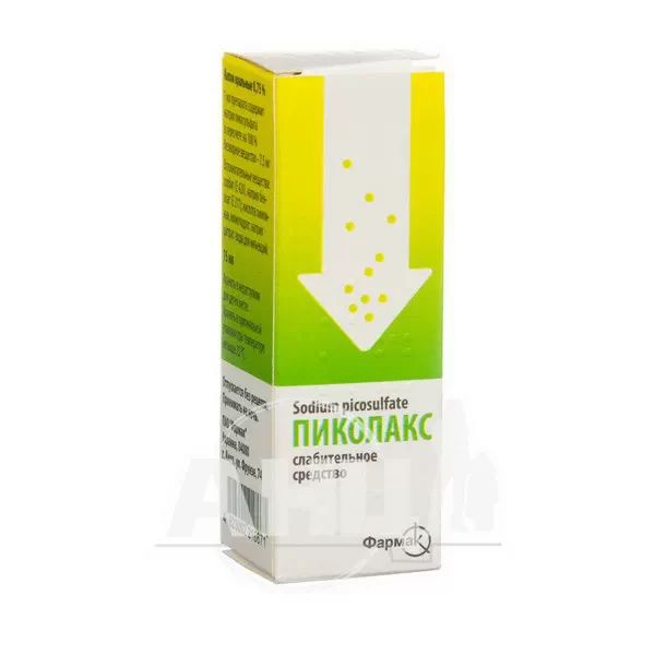 %Піколакс краплі оральні 0,75 % флакон 15 мл