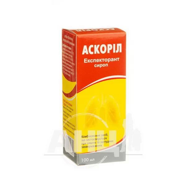 Аскоріл Експекторант сироп флакон пластиковий 100 мл