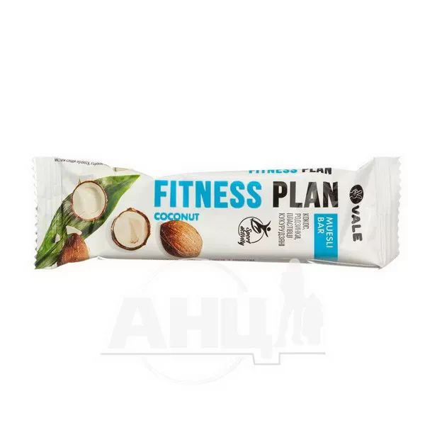 %Батончик-мюсли Fitness Plan з кокосом глазурований 25 г