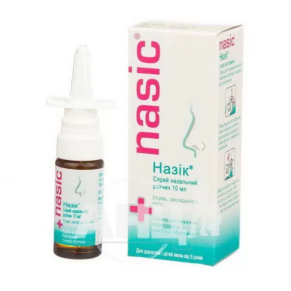 Назік спрей назальний розчин флакон 10 мл