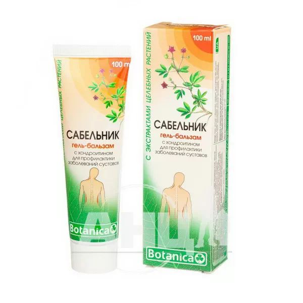 Гель-бальзам з хондроїтином профілактичний сабельник 100 мл
