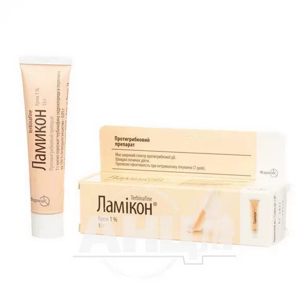 Ламікон крем 1 % туба 15 г