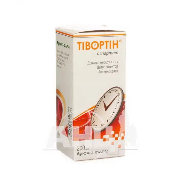 %Тівортін аспартат розчин оральний флакон 200 мл
