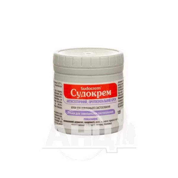 %Судокрем крем для зовнішнього застосування баночка 125 г