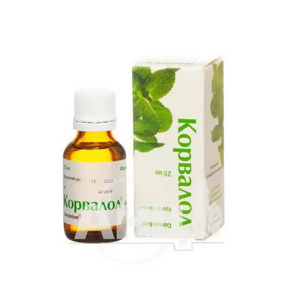 Корвалол краплі оральні флакон 25 мл