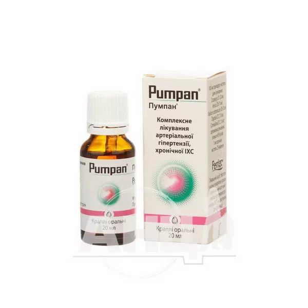 Пумпан краплі оральні флакон-крапельниця 20 мл