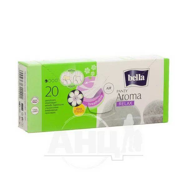 %Прокладки гігієнічні щоденні Bella Panty Aroma Relax №20
