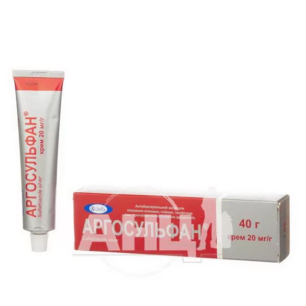 Аргосульфан крем 2 % туба 40 г